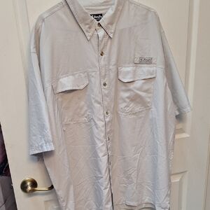 f Bimini Bay Men's Gray Shirt Button Down Size 3XL.  Nice